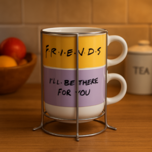 Torre com 2 Xícaras Personalizadas